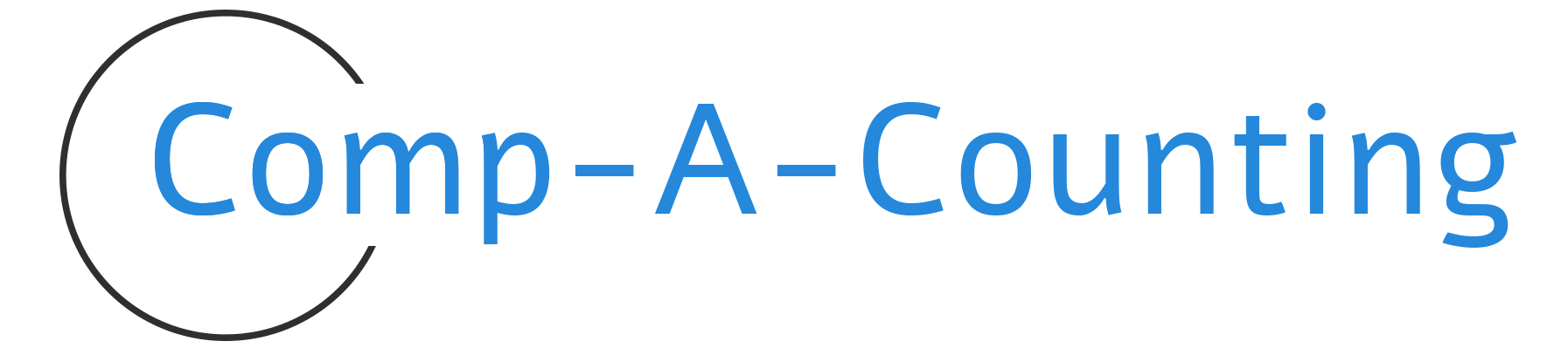 logo for compacounting person, small business and corporate tax services